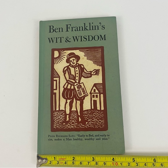 Vintage Ben Franklin’s Wit & Wisdom Undated Peter Pauper Press Mount Vernon NY - Picture 6 of 16